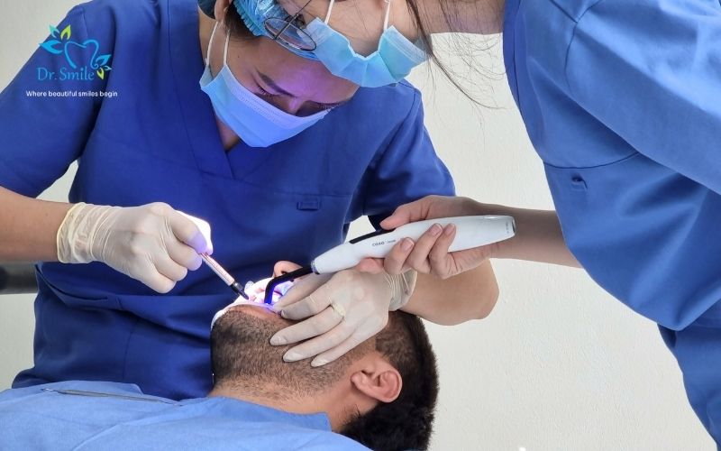 Teeth whitening results typically last from 6-18 months