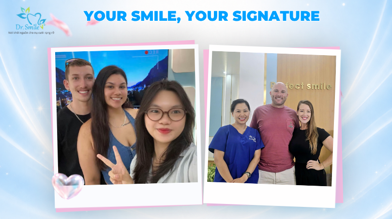 Natural-looking porcelain crowns at dr. smile in hanoi