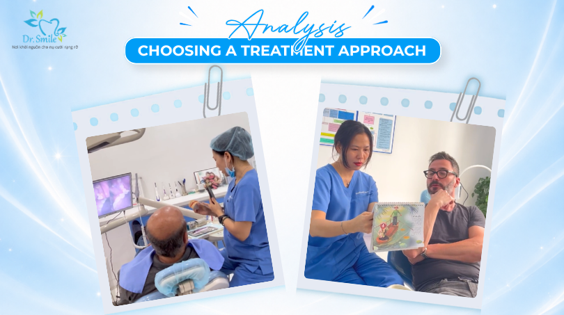 Personalized shade consultation at Dr. Smile in Hanoi